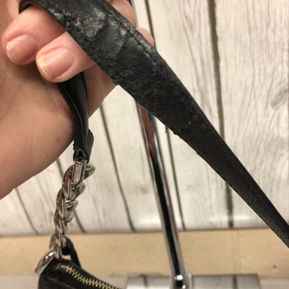 Michael Kors Black Leather Shoulder Bag ** - Picture 11 of 11